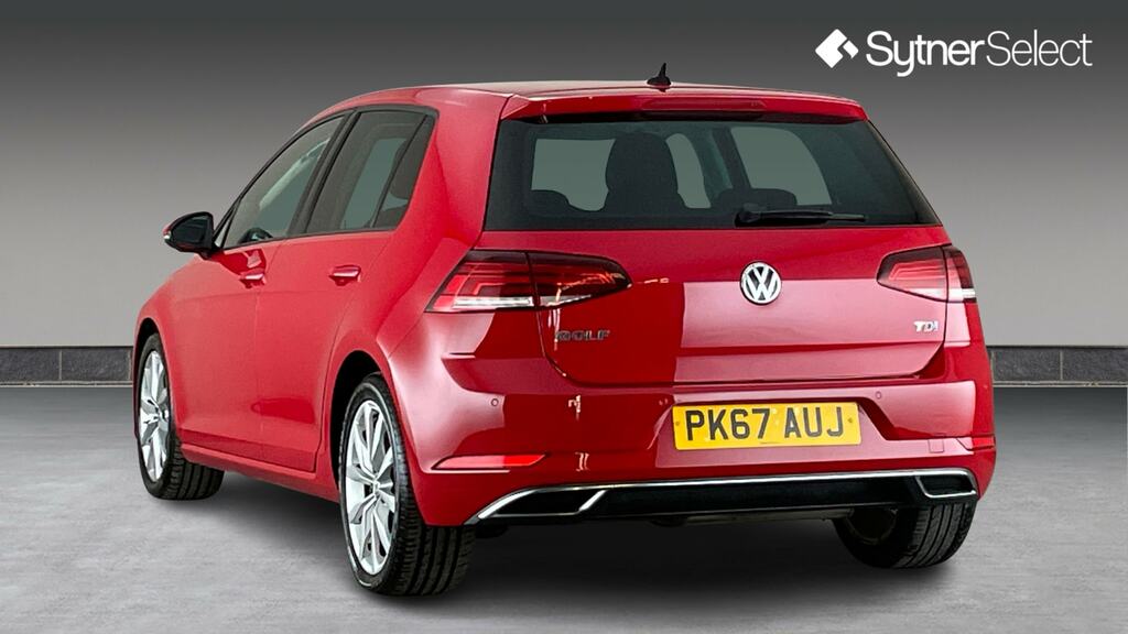 Volkswagen Golf 1.6 Tdi Gt PK67AUJ Red #2