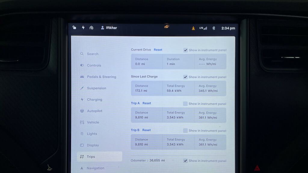 Tesla Model S Long Range Awd Blue #15