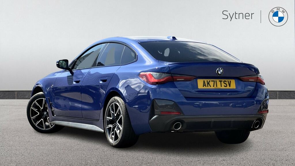 BMW 4 Series Gran Coupe 420I M Sport Step AK71TSV Blue #2