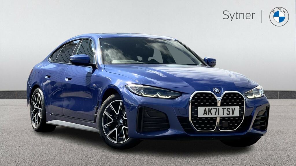 BMW 4 Series Gran Coupe 420I M Sport Step AK71TSV Blue