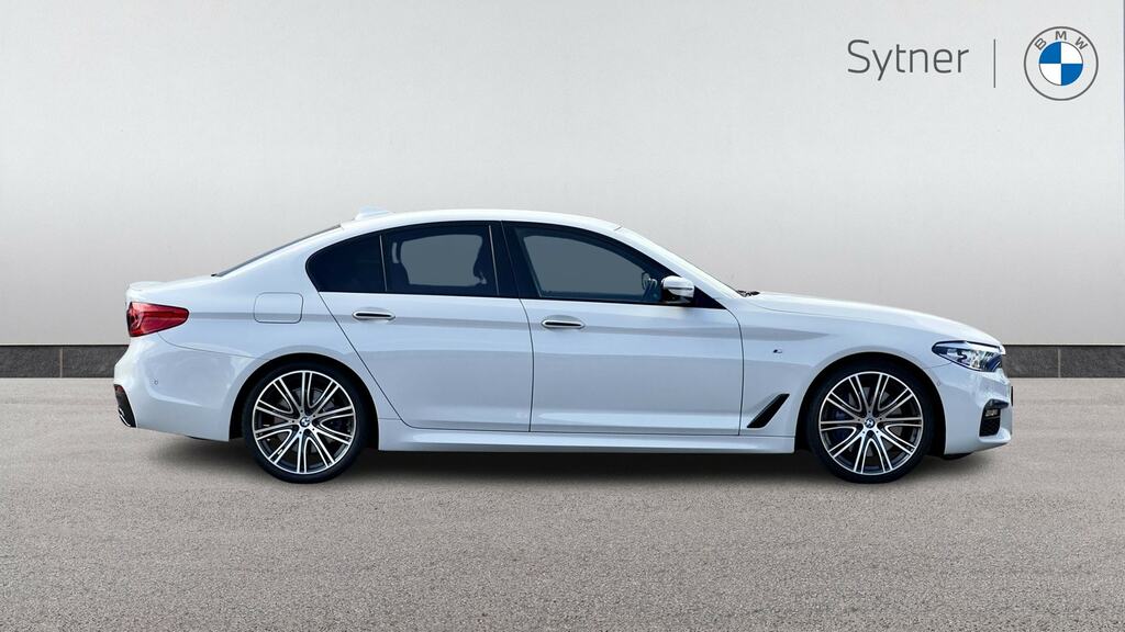 BMW 5 Series 540I Xdrive M Sport White #3