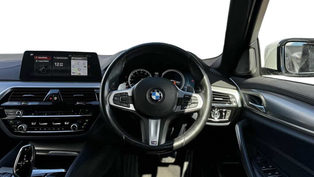 BMW 5 Series 540I Xdrive M Sport White #5