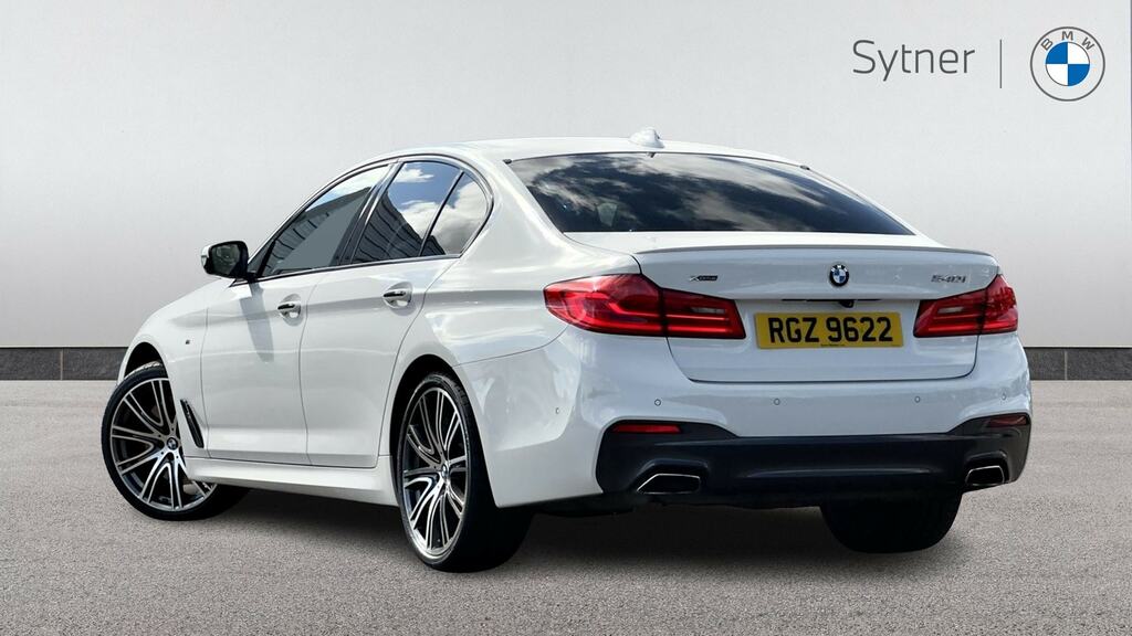 BMW 5 Series 540I Xdrive M Sport White #2