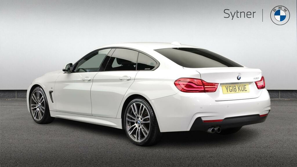 BMW 4 Series Gran Coupe 430I M Sport Professional Media YG18KUE White #2
