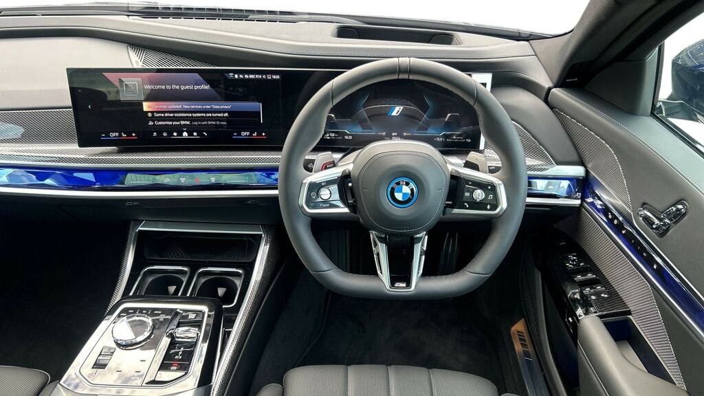 BMW 7 Series 750E Xdrive M Sport Blue #5