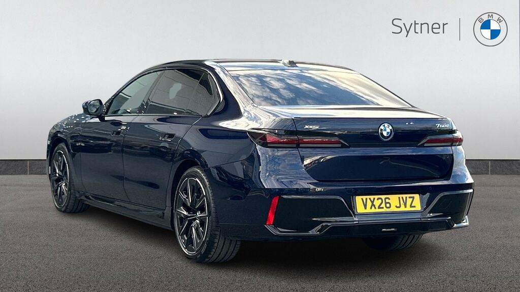 BMW 7 Series 750E Xdrive M Sport Blue #2
