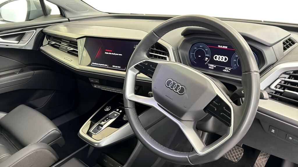 Audi Q4 E Tron 210Kw 45 82Kwh Sport Leather LV74WRX Grey #6