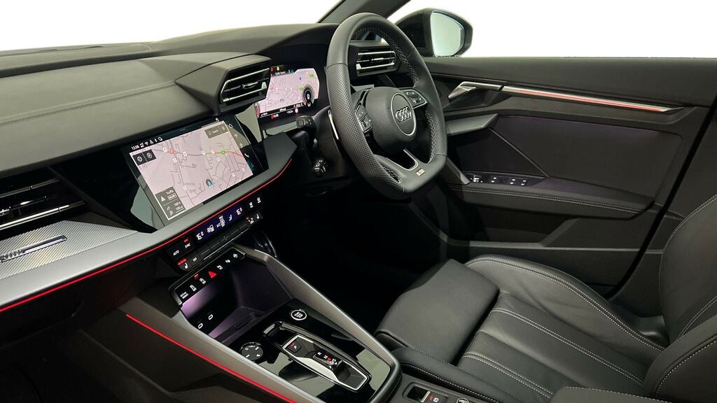 Audi A3 1.5 Tfsi 150 S Line S Tronic Tech Pack FP75UDN Black #2