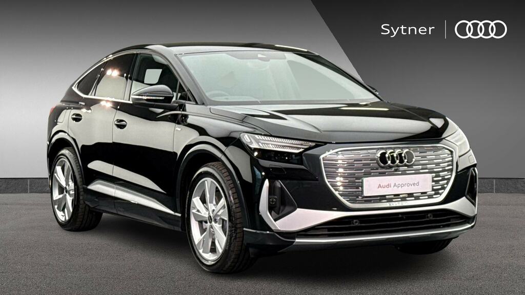 Audi Q4 E Tron 150Kw 40 63Kwh S Line Leather Black