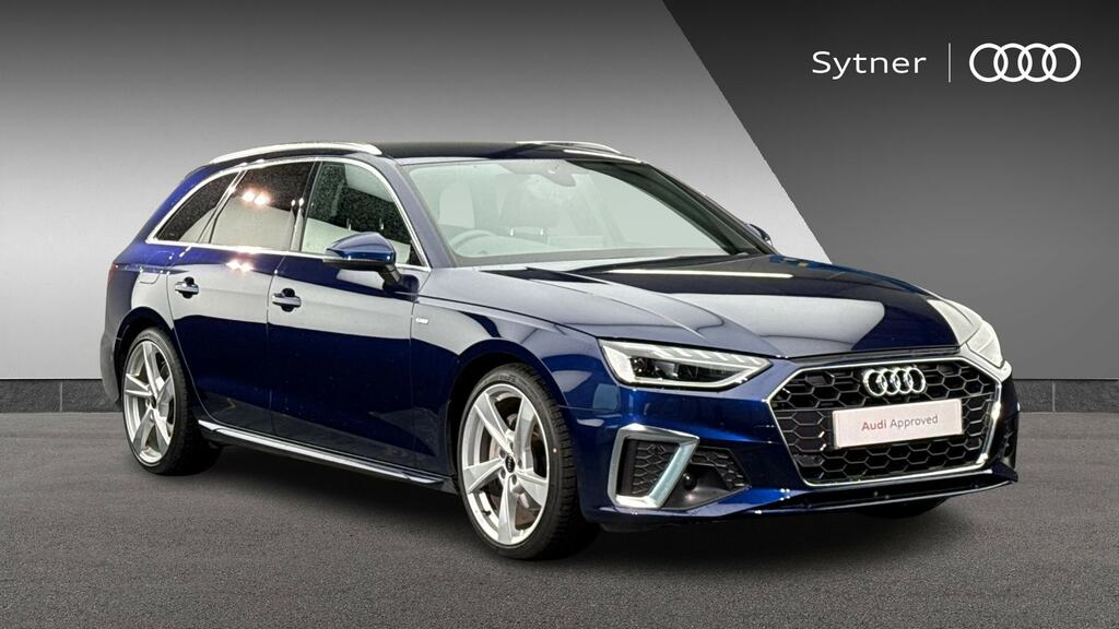 Audi A4 Avant 40 Tfsi 204 S Line S Tronic YC73LNH Blue