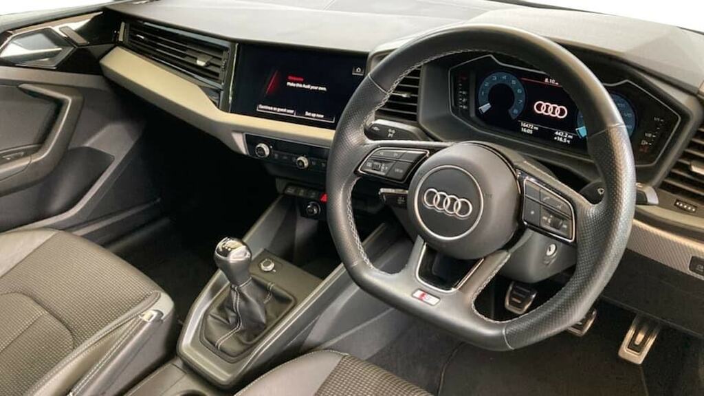 Audi A1 30 Tfsi 110 Black Edition Tech Pack YF71KHA White #6