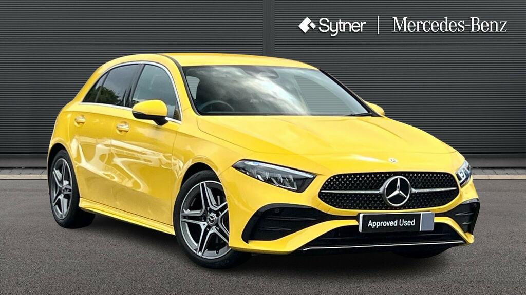 Mercedes-Benz A Class A200 Amg Line Executive Yellow