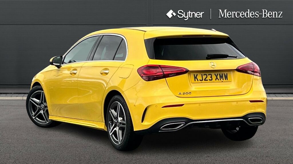 Mercedes-Benz A Class A200 Amg Line Executive KJ23XMW Yellow #2