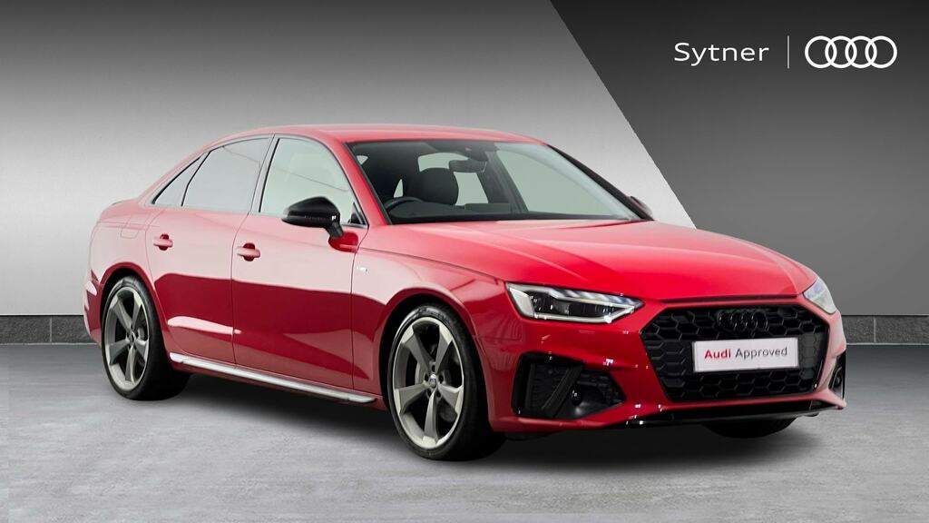 Audi A4 40 Tfsi 204 Black Edition S Tronic Red