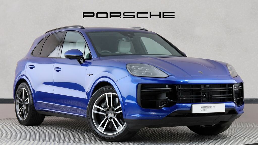 Porsche Cayenne Turbo E-hybrid Tiptronic S Blue
