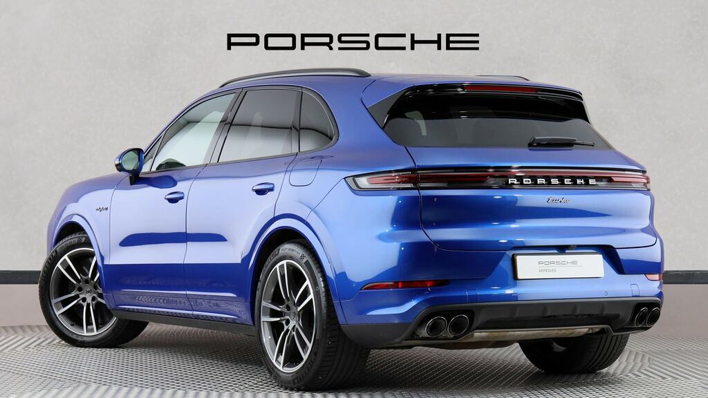 Porsche Cayenne Turbo E-hybrid Tiptronic S Blue #4