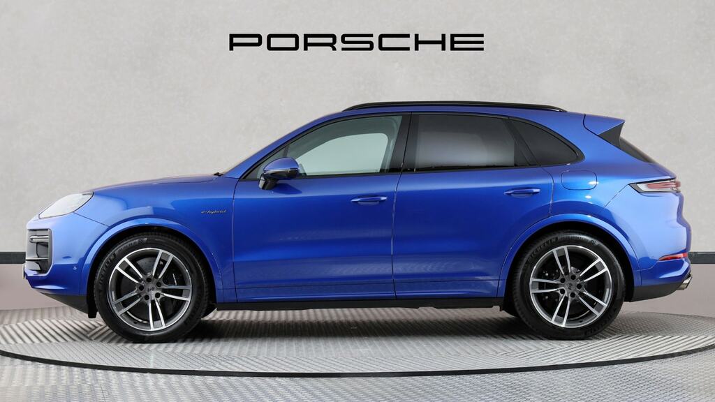 Porsche Cayenne Turbo E-hybrid Tiptronic S Blue #3