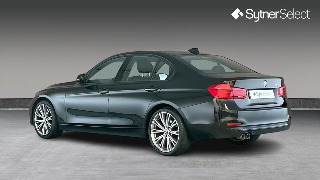BMW 3 Series 320D Efficientdynamics Sport YD68VXB Black #2