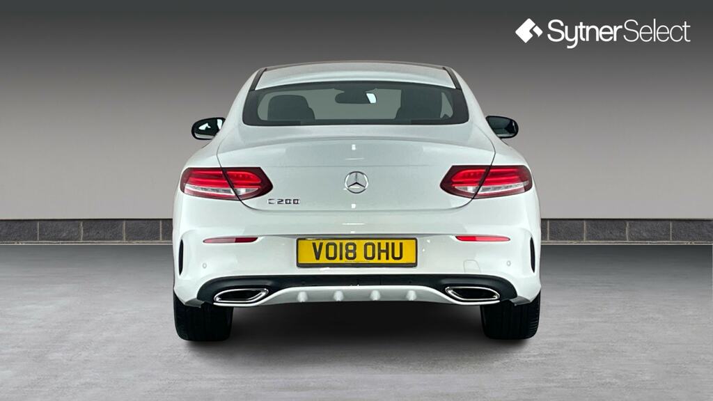 Mercedes-Benz C Class C200 Amg Line Premium 9G-tronic VO18OHU White #5