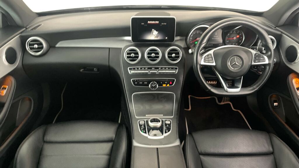 Mercedes-Benz C Class C200 Amg Line Premium 9G-tronic VO18OHU White #6