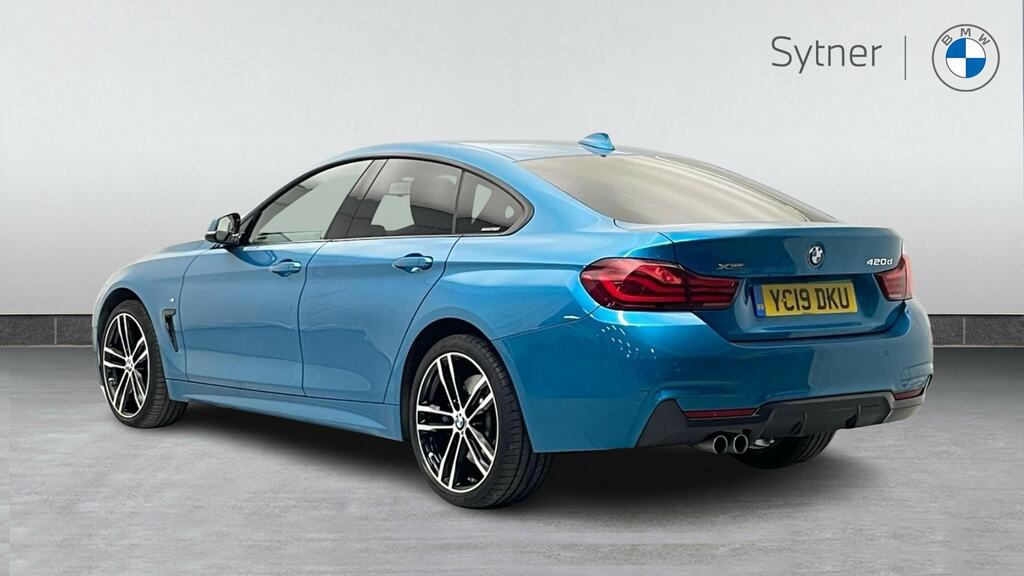 BMW 4 Series Gran Coupe 420D 190 Xdrive M Sport Prof Media Blue #2