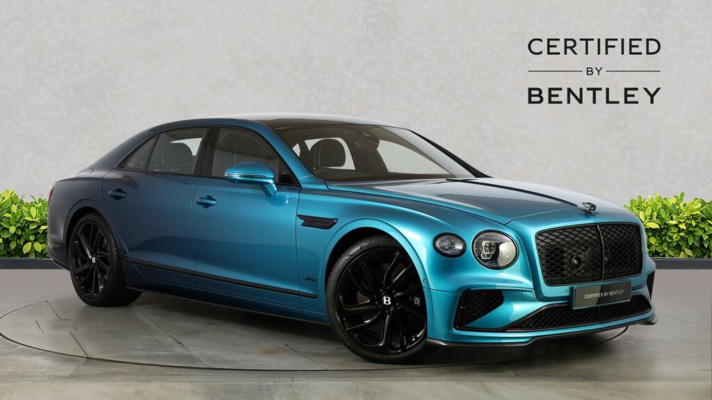 Bentley Flying Spur 4.0 V8 Hybrid Speed Blackline Blue