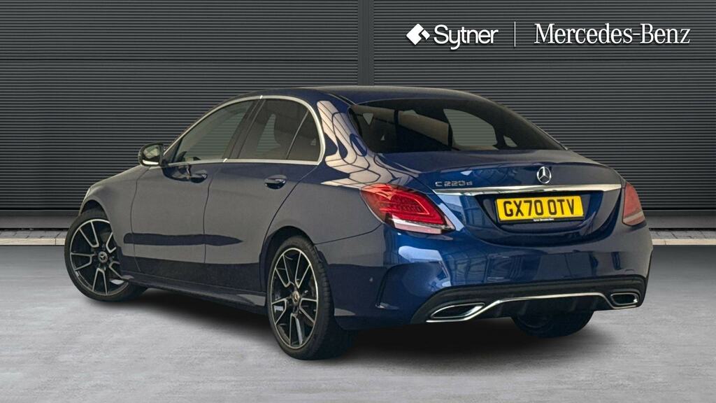 Mercedes-Benz C Class C220d Amg Line Premium 9G-tronic GX70OTV Blue #2