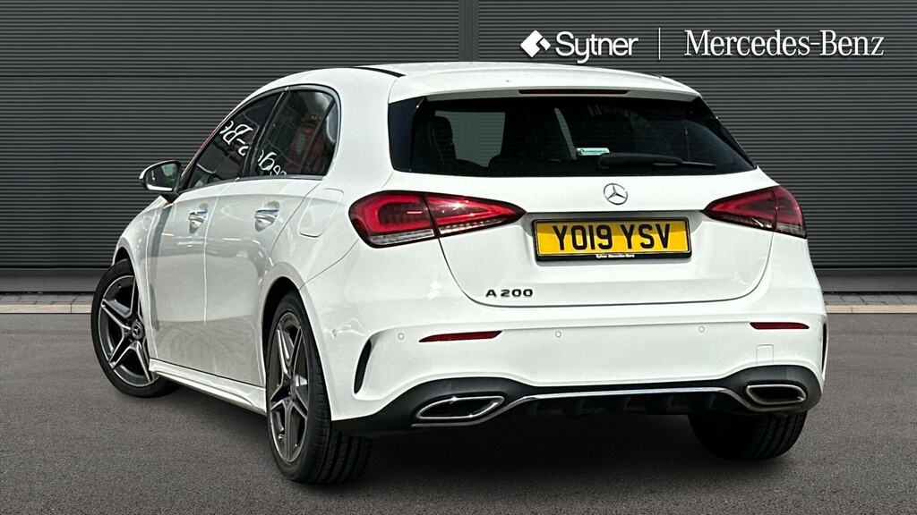 Mercedes-Benz A Class A200 Amg Line Premium YO19YSV White #2