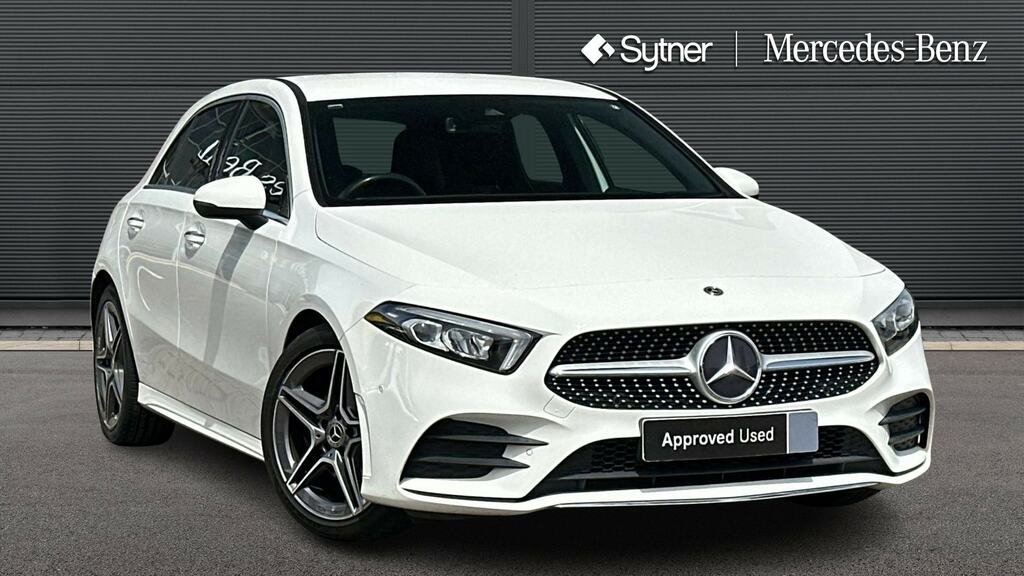 Mercedes-Benz A Class A200 Amg Line Premium YO19YSV White