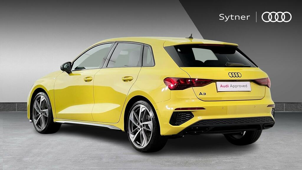 Audi A3 35 Tfsi S Line S Tronic Tech Pack RK24LHW Yellow #3
