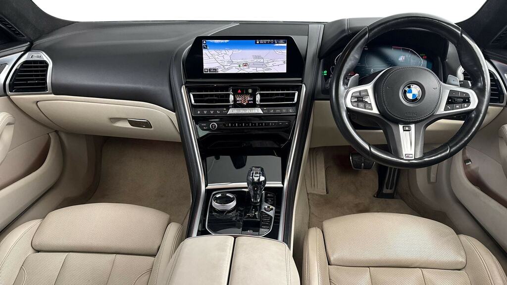 BMW 8 Series Gran Coupe 840D Xdrive Blue #4
