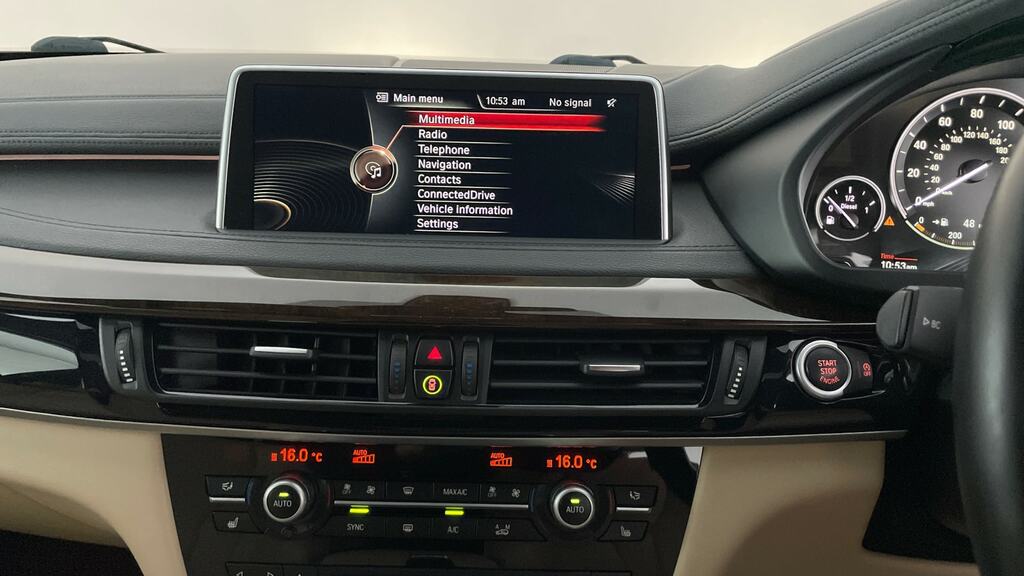BMW X6 2014 14 3.0 White #7