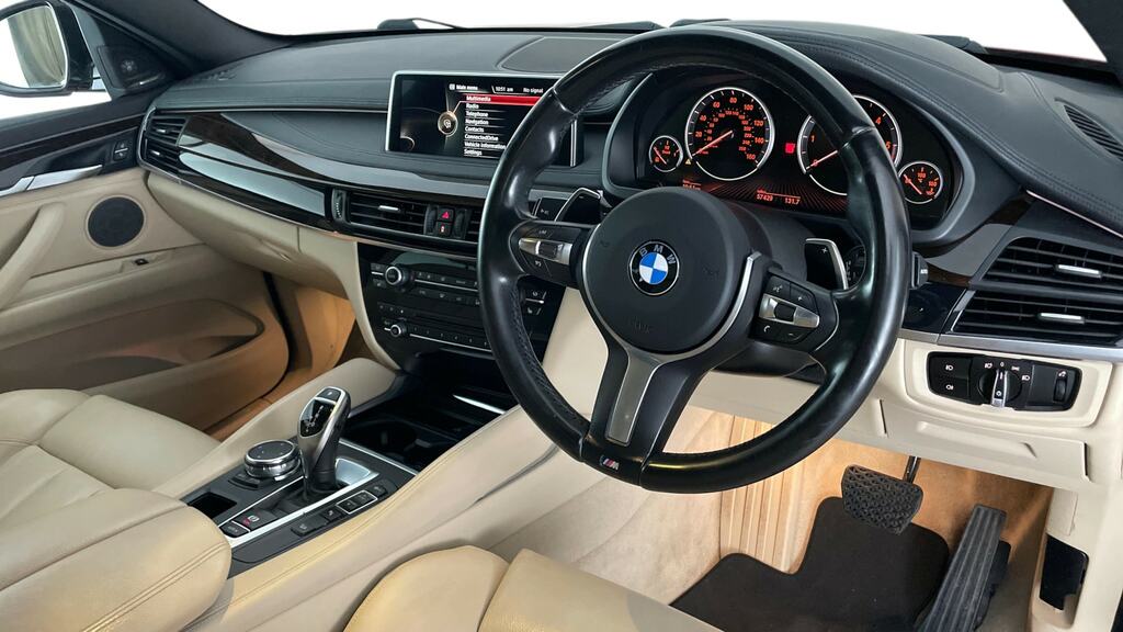 BMW X6 2014 14 3.0 White #9