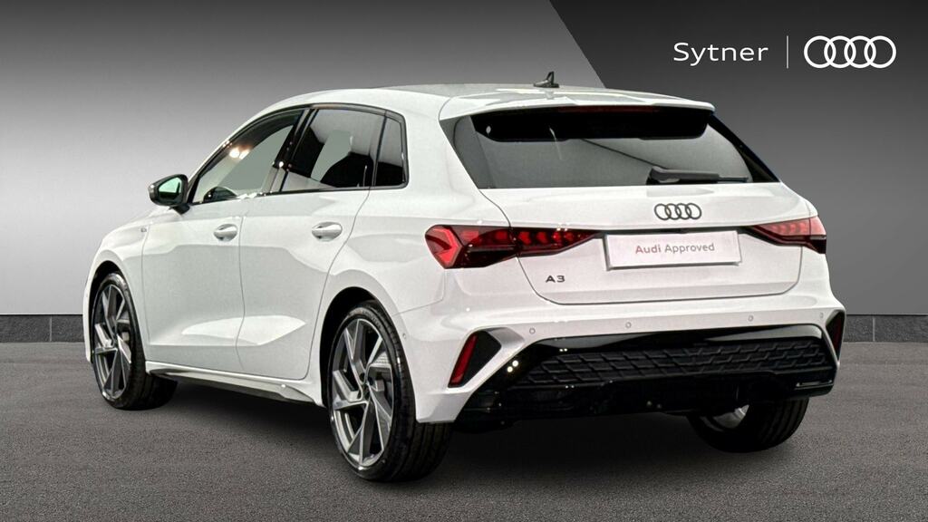 Audi A3 1.5 Tfsi 150 Black Ed S Tronic Tech Pack White #3
