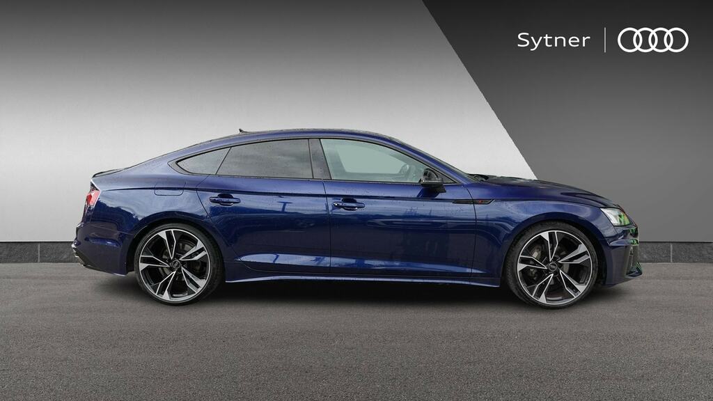 Audi A5 40 Tfsi 204 Black Edition S Tronic YH23TXV Blue #4