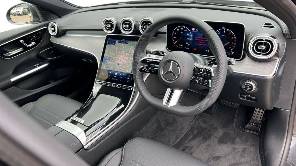 Mercedes-Benz C Class C200 Amg Line Premium Pan Roof 9G-tronic Grey #3