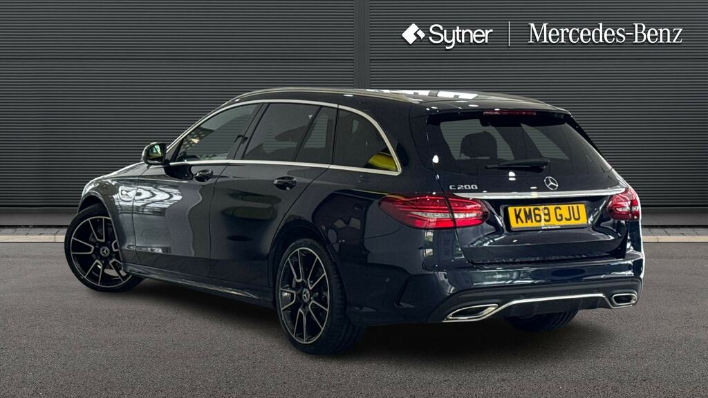Mercedes-Benz C Class C200 Amg Line Premium 9G-tronic Blue #2