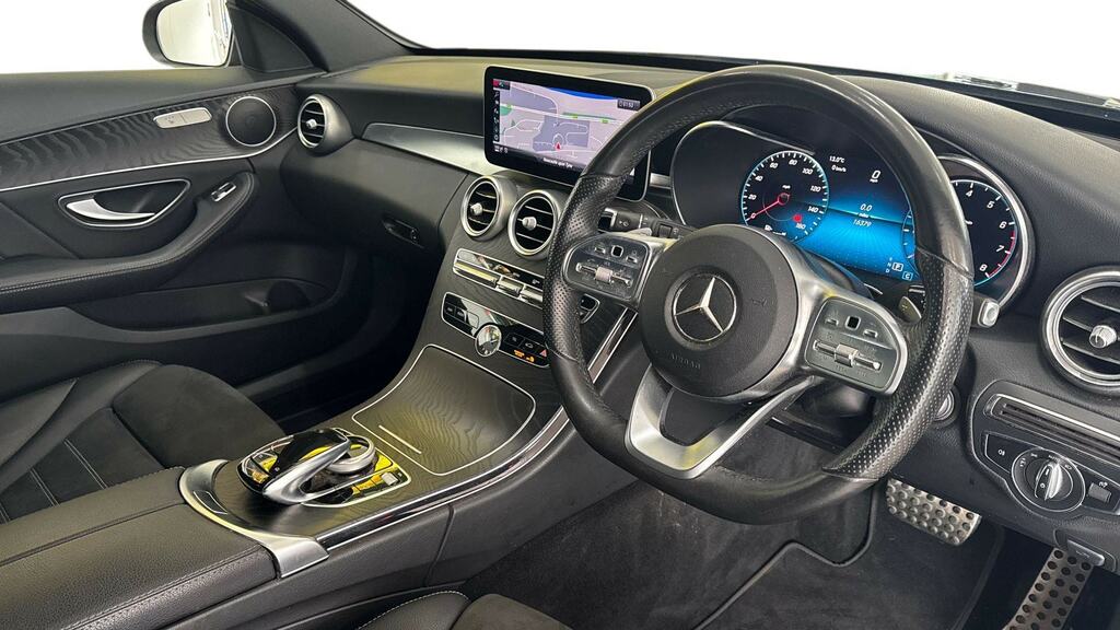 Mercedes-Benz C Class C200 Amg Line Premium 9G-tronic Blue #3