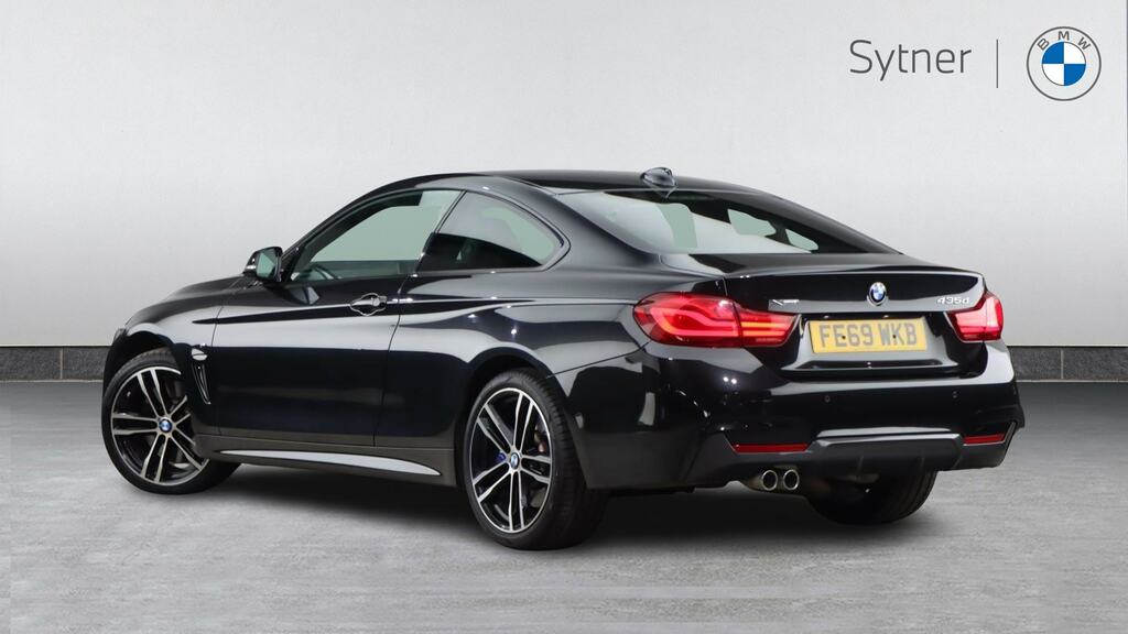 BMW 4 Series Gran Coupe 435D Xdrive M Sport FE69WKB Black #2