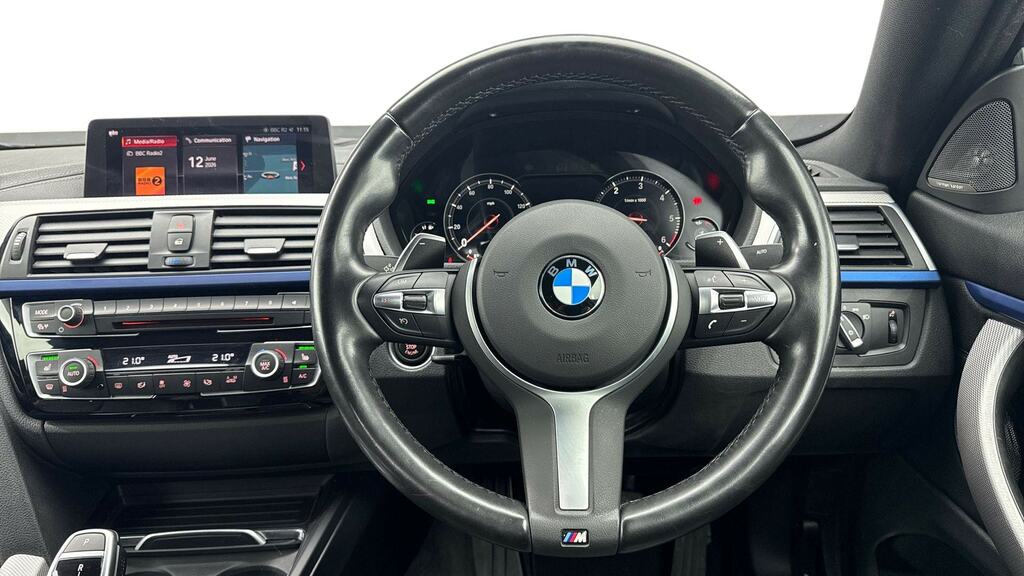 BMW 4 Series Gran Coupe 435D Xdrive M Sport FE69WKB Black #5