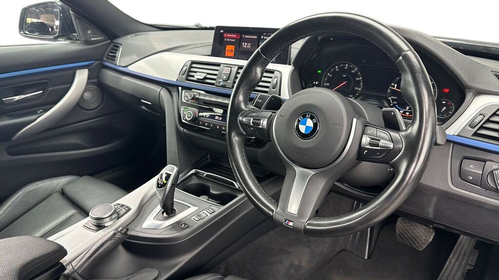BMW 4 Series Gran Coupe 435D Xdrive M Sport FE69WKB Black #6