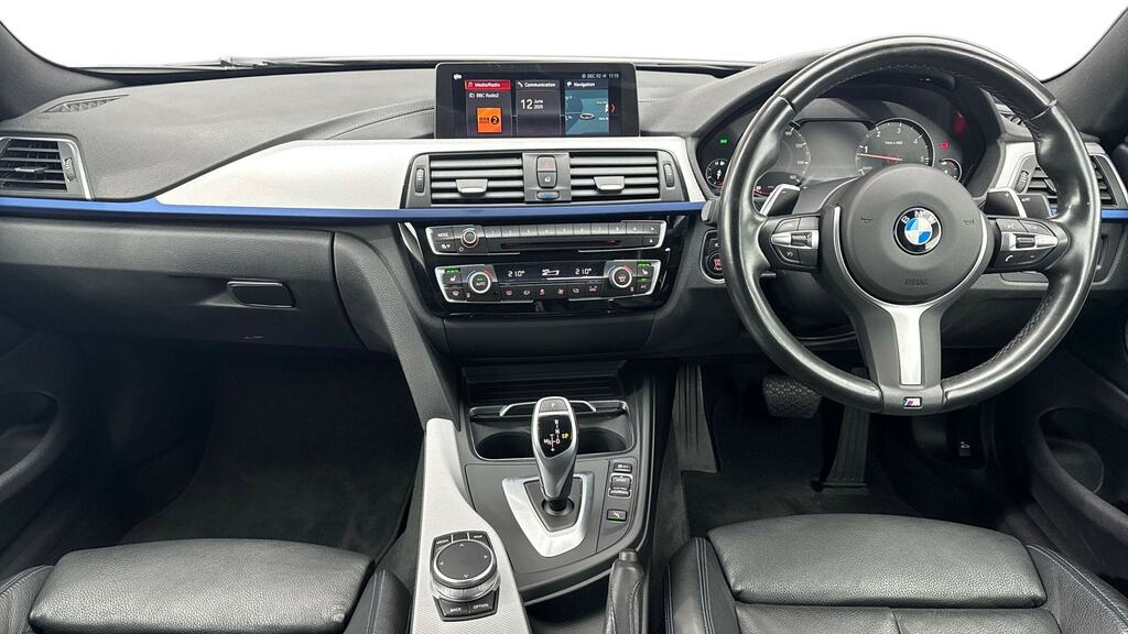 BMW 4 Series Gran Coupe 435D Xdrive M Sport FE69WKB Black #4