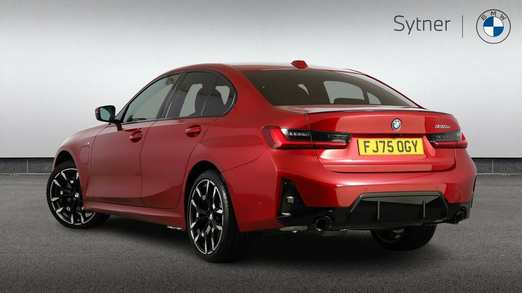 BMW 3 Series 330E 22.3 Kwh M Sport Step Tech Pack FJ75OGY Red #2