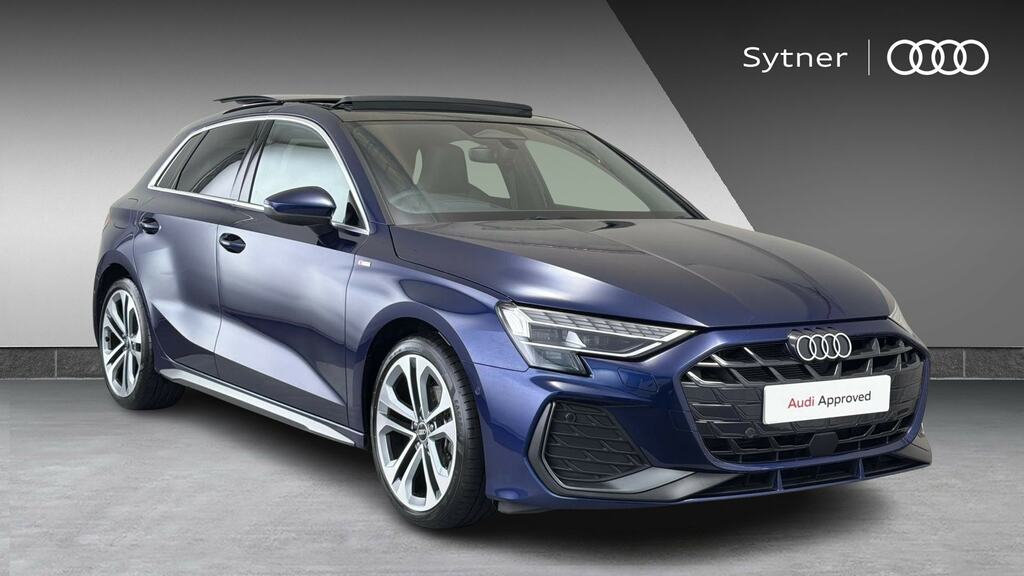 Audi A3 1.5 Tfsi 150 S Line S Tronic Tech Pack Blue