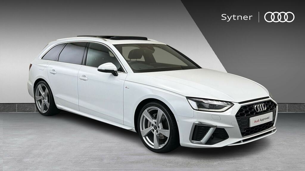 Audi A4 Avant 40 Tfsi 204 S Line S Tronic Tech Pro White