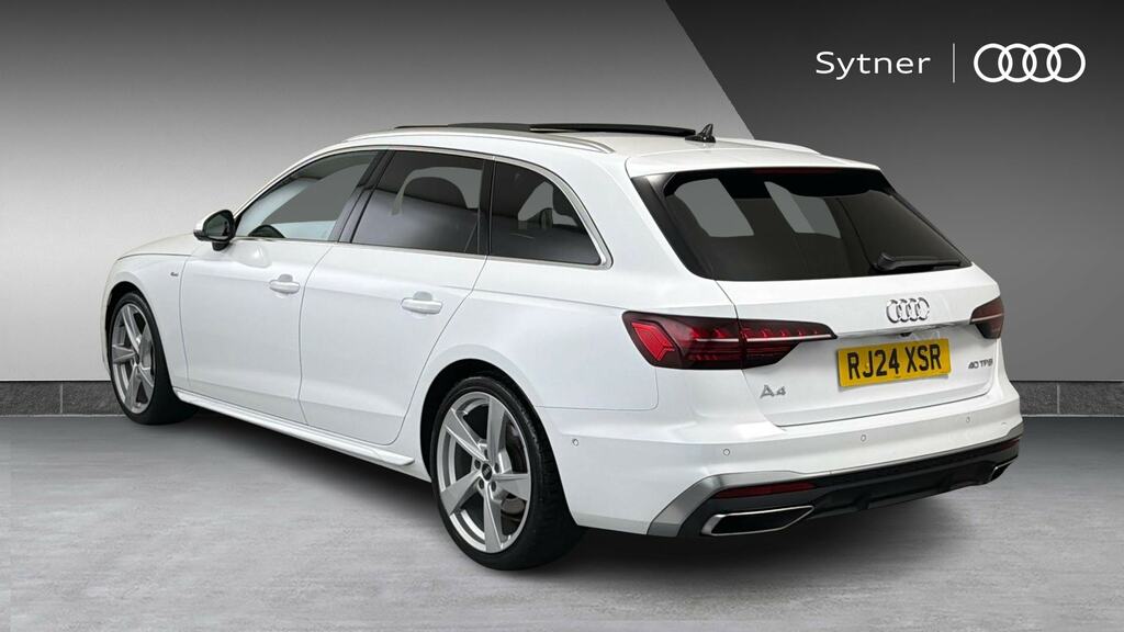 Audi A4 Avant 40 Tfsi 204 S Line S Tronic Tech Pro White #3