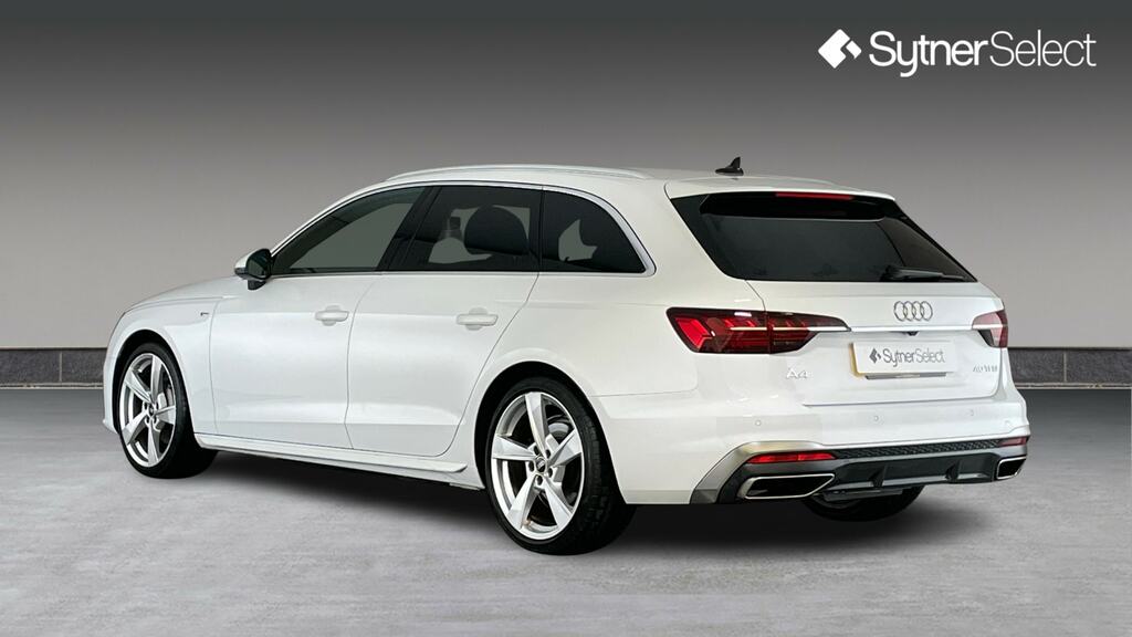 Audi A4 Avant 40 Tfsi 204 S Line S Tronic White #2