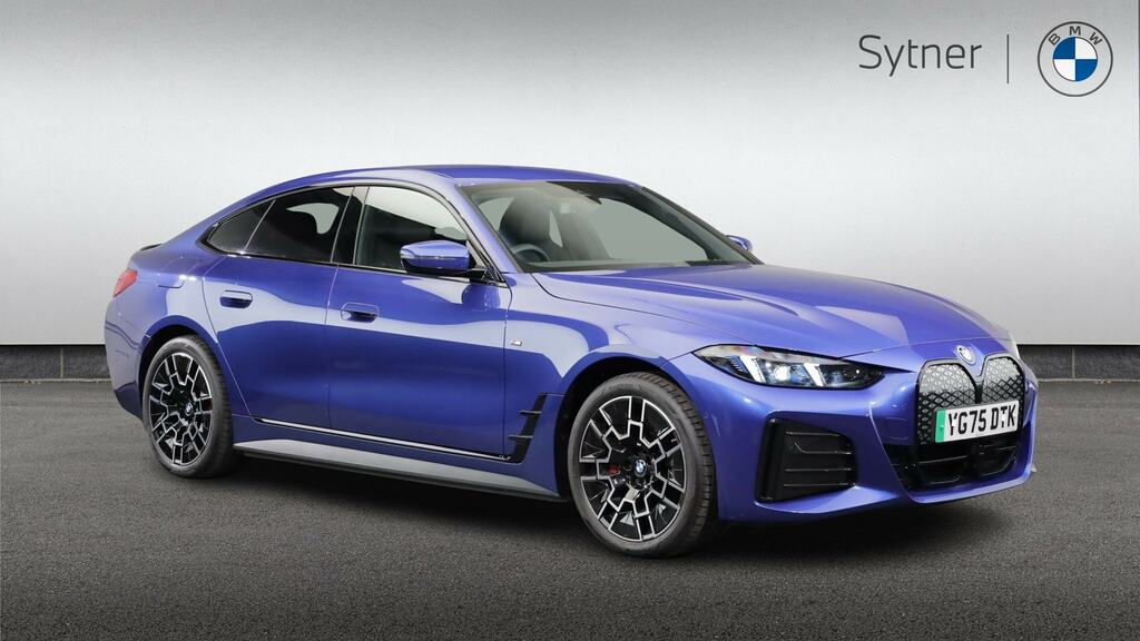 BMW i4 250Kw Edrive40 M Sport 83.9Kwh Pro Pack YG75DTK Blue