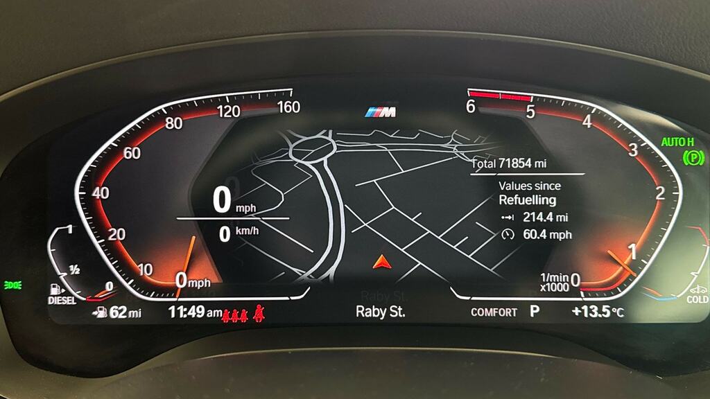 BMW 5 Series Saloon Grey #9