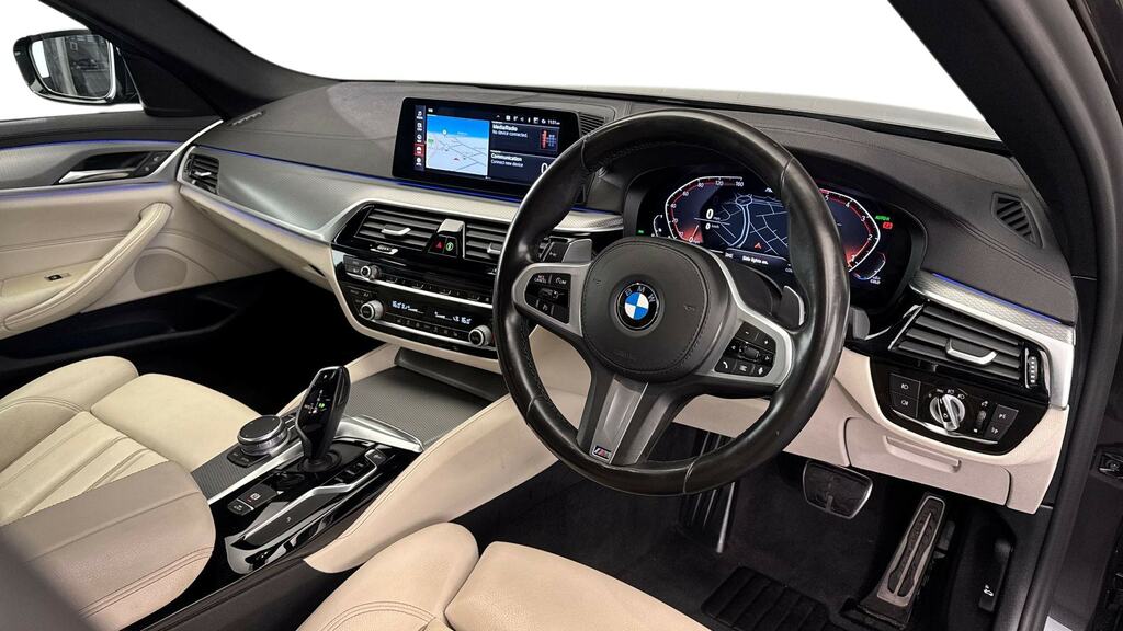 BMW 5 Series 520D Mht M Sport Grey #6